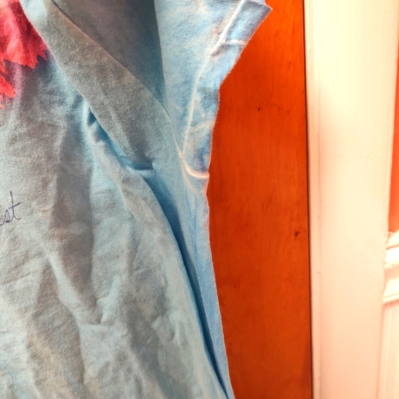 Vtg 90s Single Stitch Watercolor Artsy Key West Sea Notes Tropical T Shirt 3XLT - Picture 11 of 13